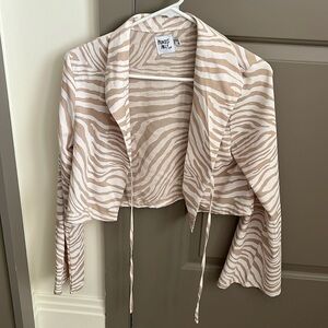 Princess Polly Cropped Shirt with Long Sleeves